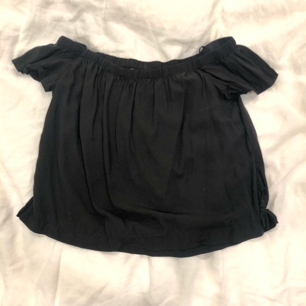 Bella Dahl black Off shoulder top, small
